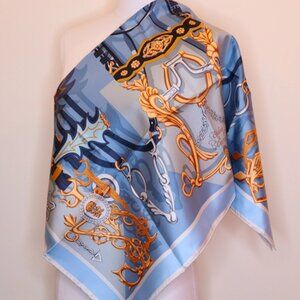 Authentic Hermès 100% silk scarf - New without tags (90 cm)